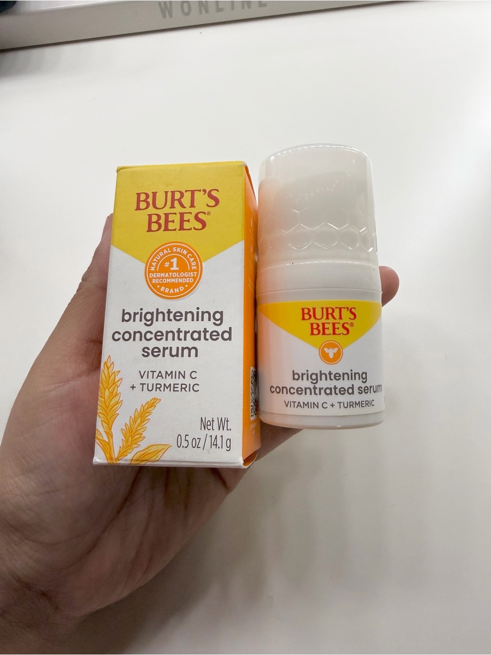 Burt Bees Brightening Concentrated Serum